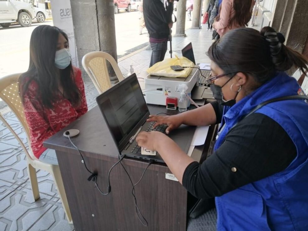 adscripción al SUS en Oruro