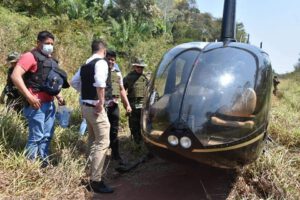 Operativos antidroga en Baures con helicóptero incautado