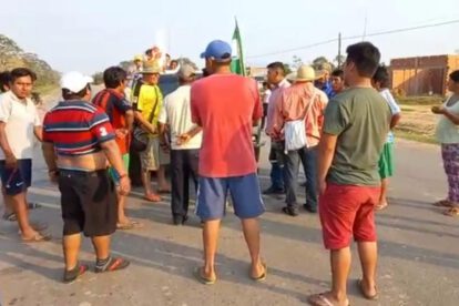 Marcha indígena en defensa de derechos y territorio