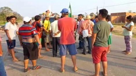 Marcha indígena en defensa de derechos y territorio