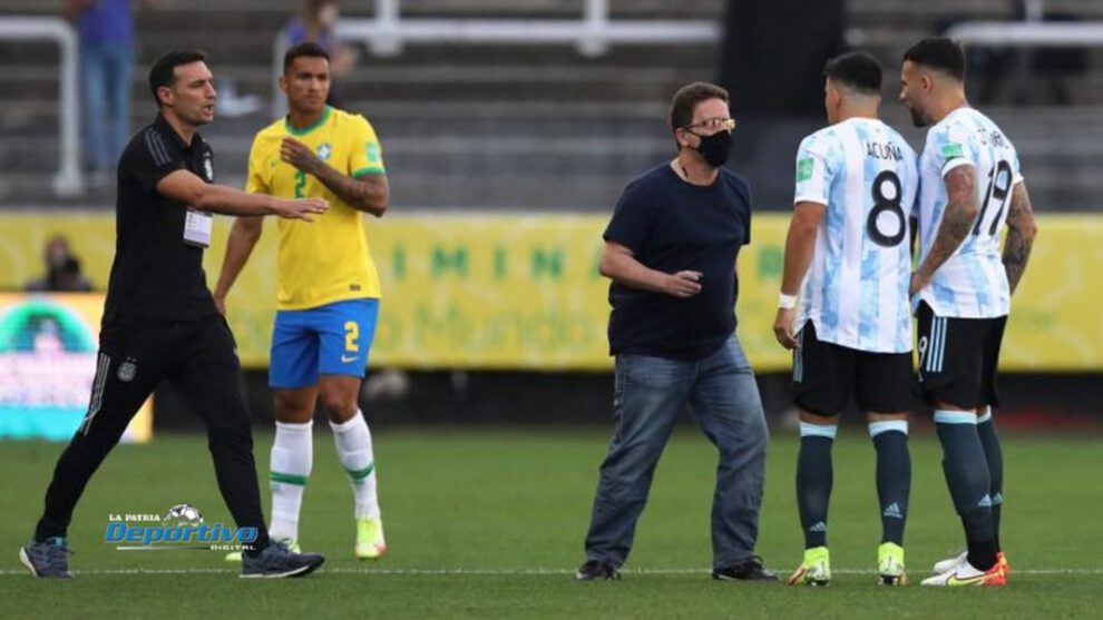 Suspensión del partido Brasil-Argentina por la FIFA