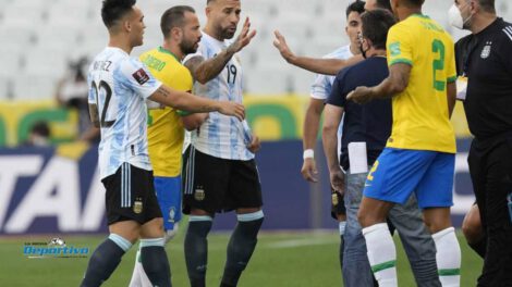 Suspendido el partido Brasil Argentina por intervención de Anvisa