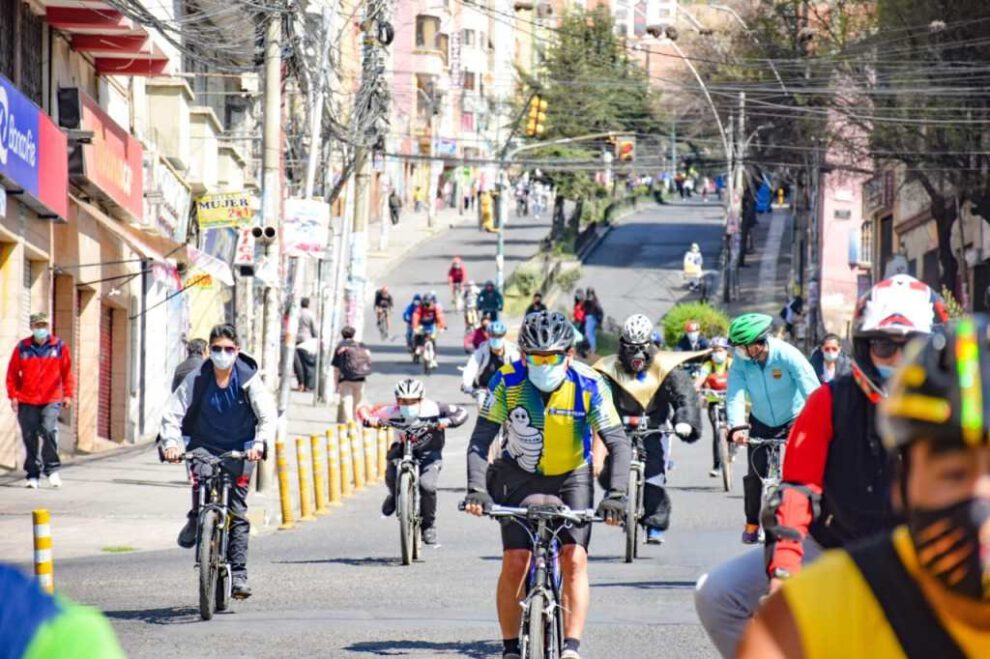 Día del Peatón en La Paz