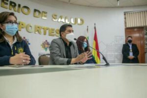 El ministro de Salud, Jeyson Auza, informa sobre la variante Mu en Bolivia