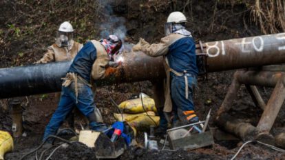 Reparaciones del Gasoducto Carrasco – Cochabamba