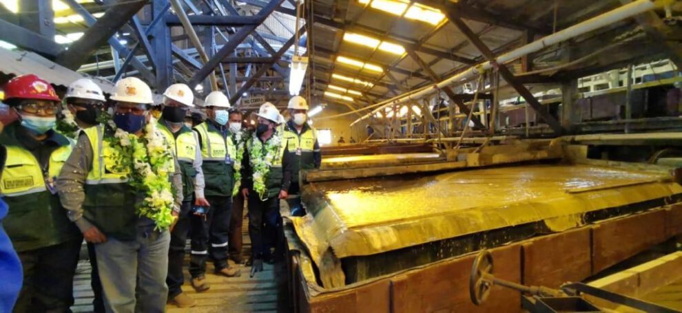 Ingenio Machacamarca rehabilitado para producir 150 toneladas al día de estaño