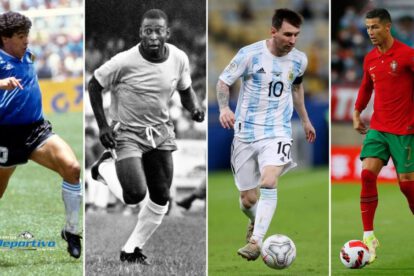 Mejor futbolista de todos los tiempos según algoritmo