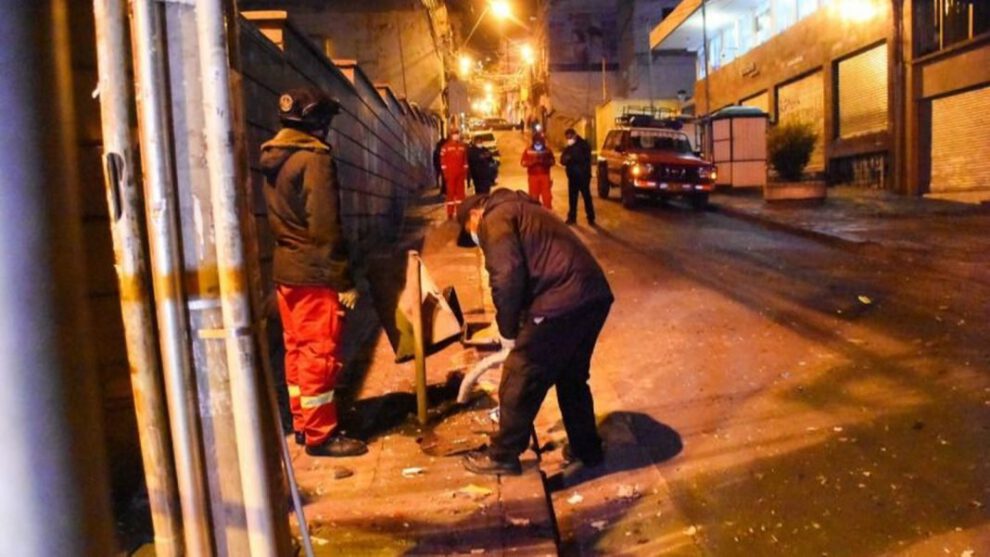 Explosión en La Paz