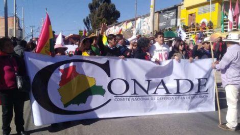 Cancelación de personalidad jurídica del MAS por el Conade