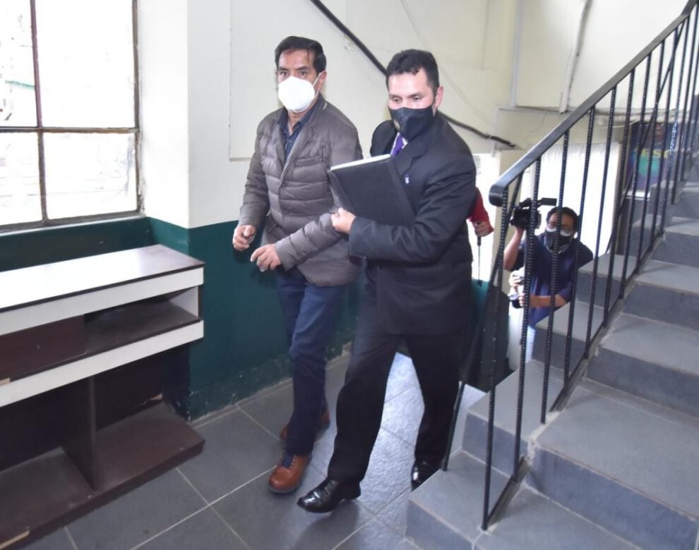 Detención preventiva Rodolfo Montero por el caso Senkata