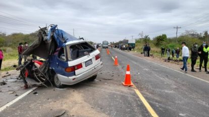 Accidente en la ruta a Camiri dejó tres fallecidos y siete heridos