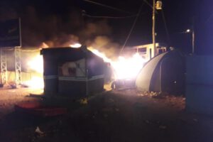 Contrabandistas incendian puesto aduanero en Villazón