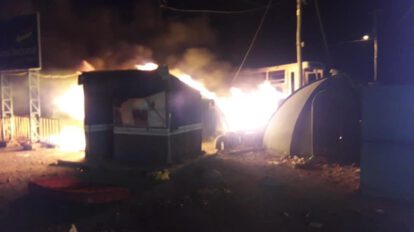 Contrabandistas incendian puesto aduanero en Villazón