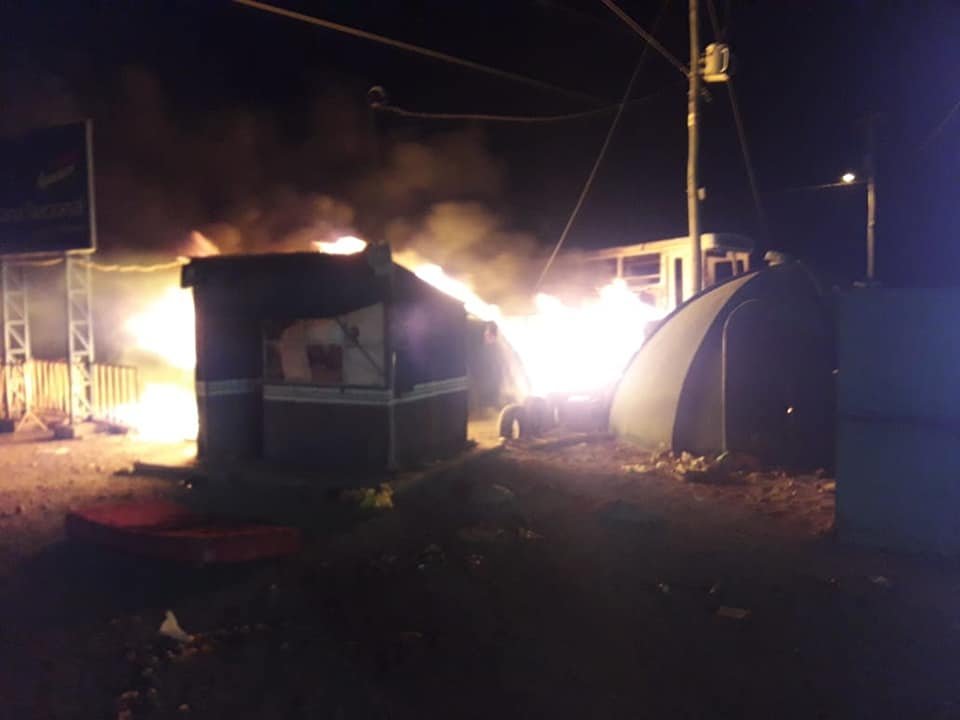 Contrabandistas incendian puesto aduanero en Villazón