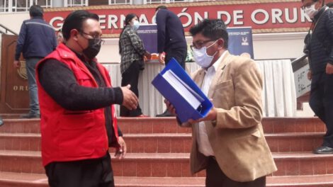 Seguros de vida para artistas en Oruro con apoyo de la Cooperación Suiza