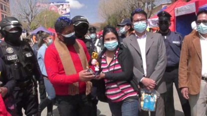 Feria Oruro te Quiero Grande en la zona Norte de la ciudad