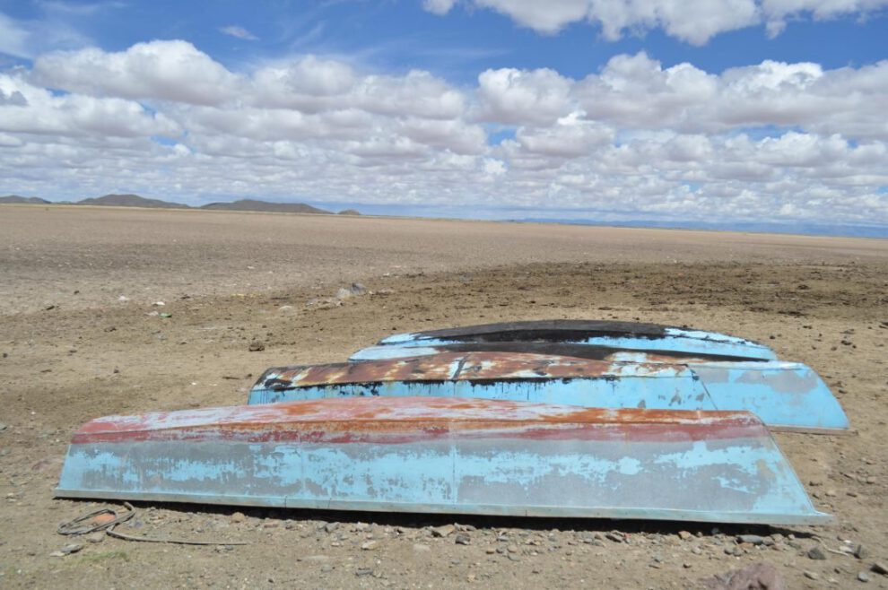 Situación crítica del lago Poopó