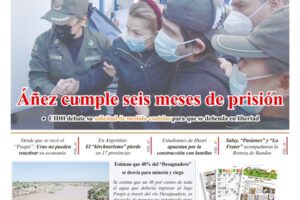 Edición impresa del periódico La Patria