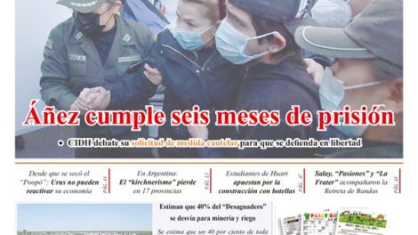 Edición impresa del periódico La Patria