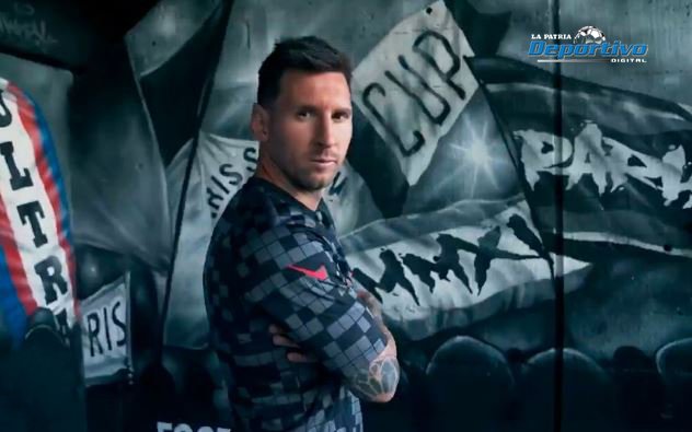 PSG nueva camiseta con Lionel Messi como figura principal