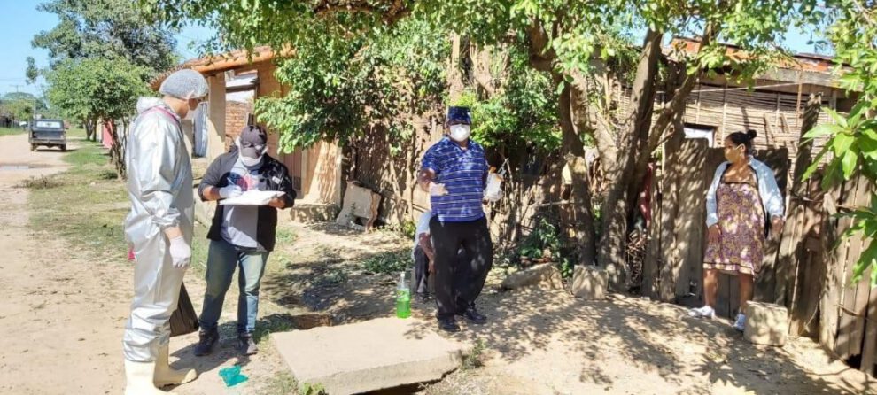 Salubristas entregan ivermectina por prevención a los habitantes de Trinidad