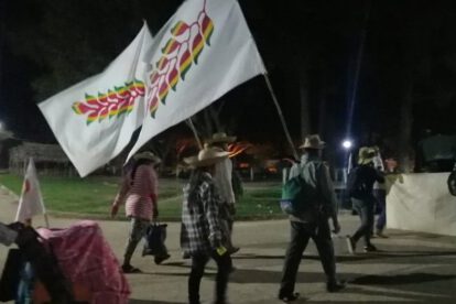 Marcha indígena en defensa de sus territorios