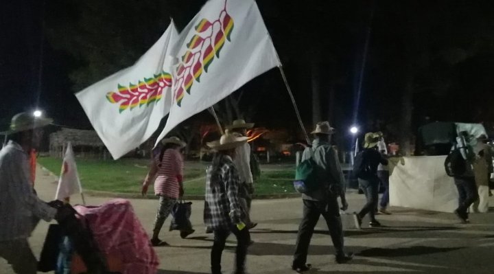 Marcha indígena en defensa de sus territorios