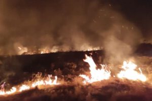 Incendio en Zudáñez