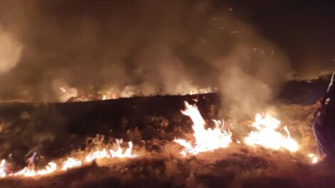 Incendio en Zudáñez