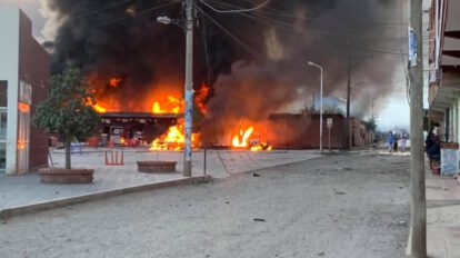 Incendio en Sedcam Camargo