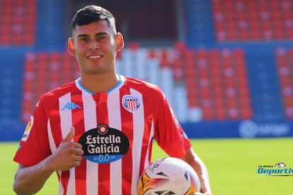 Jaume Cuéllar anota el tercer gol del Lugo