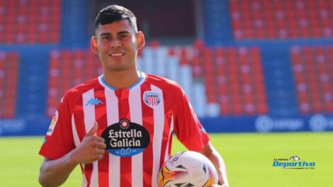 Jaume Cuéllar anota el tercer gol del Lugo