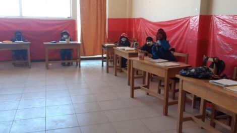 Retorno a las aulas en Oruro