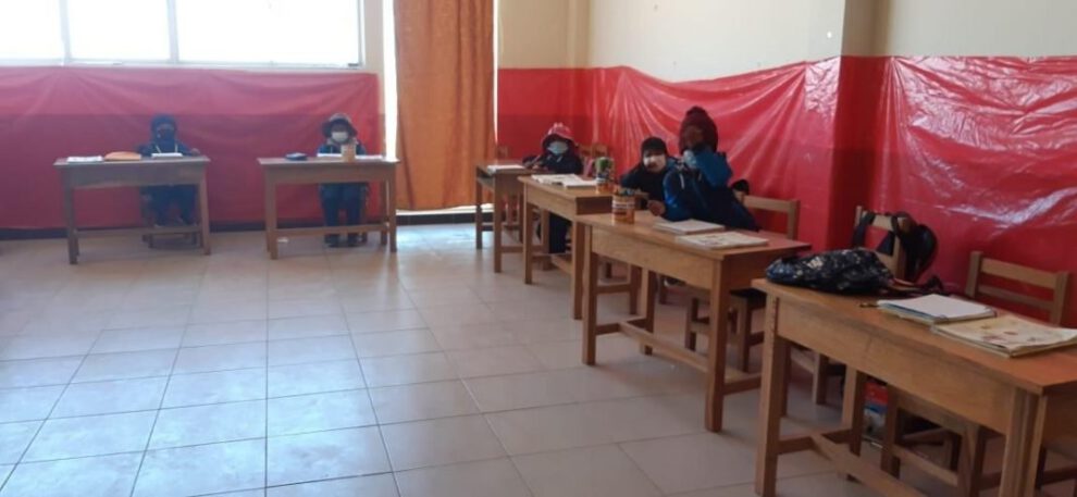 Retorno a las aulas en Oruro