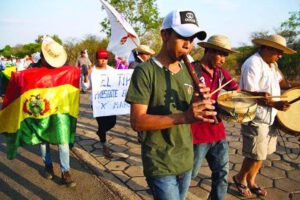 Marcha indígena en defensa de su territorio