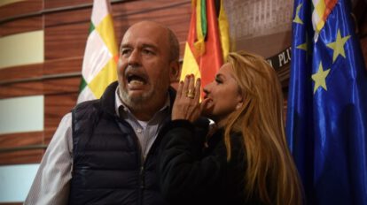 Jeanine Añez y Arturo Murillo en el caso de gases lacrimógenos