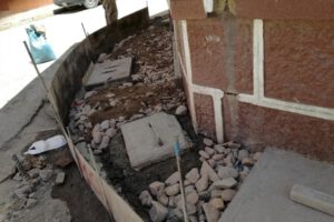 Renovación de aceras en el casco viejo