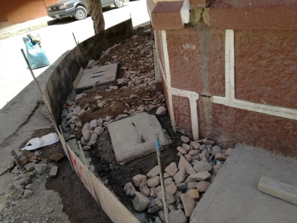 Renovación de aceras en el casco viejo