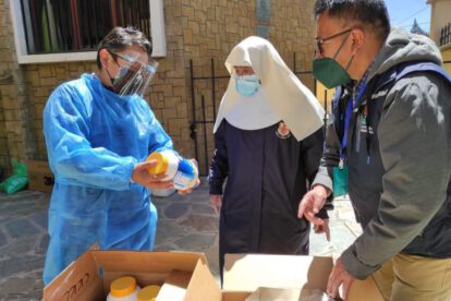 Medicamentos para ancianos en el asilo La Sagrada Familia