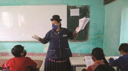 Conclusión de labores escolares en La Paz