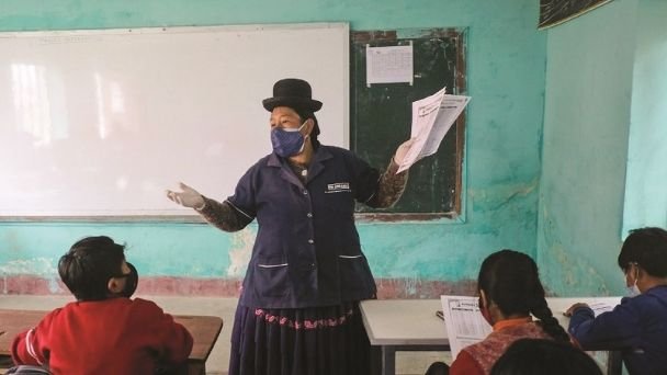 Conclusión de labores escolares en La Paz