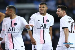 PSG empate Champions con Neymar, Messi y Mbappé