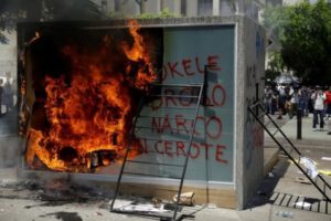 Protestas en El Salvador contra Bukele durante el bicentenario de la independencia