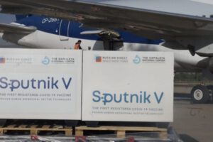 Lote de vacunas Sputnik-V contra el Covid-19