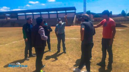 Inspección al estadio Municipal de Padilla para la Copa Simón Bolívar