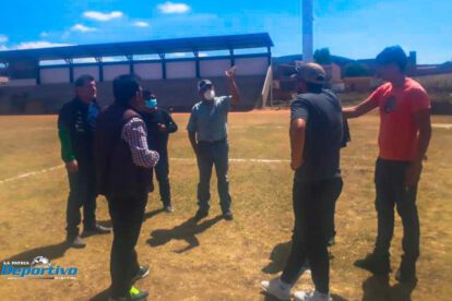 Inspección al estadio Municipal de Padilla para la Copa Simón Bolívar