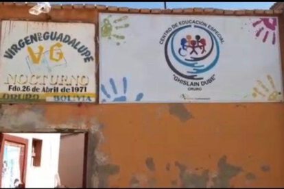 Centro de Educación Especial Ghislain Dube en una casa prestada