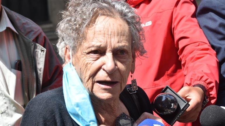 Marcha indígena por tierra y territorio liderada por Amparo Carvajal