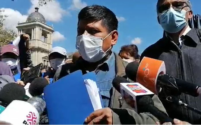Lista de golpistas presentada por el MAS