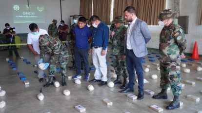 Cocaína secuestrada por la Felcc